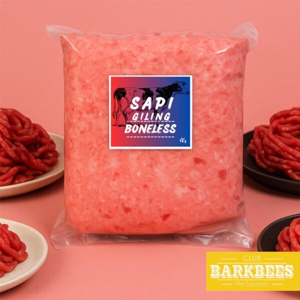 barkbees sapi daging giling 1kg beef raw food