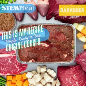 addict by nature beef blend & potato formula sapi 500gr cooked dog food makanan anjing stewmeal