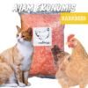ayam giling ekonomis chicken raw food porsi harian
